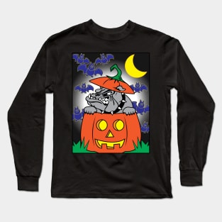 Halloween Bulldog Long Sleeve T-Shirt